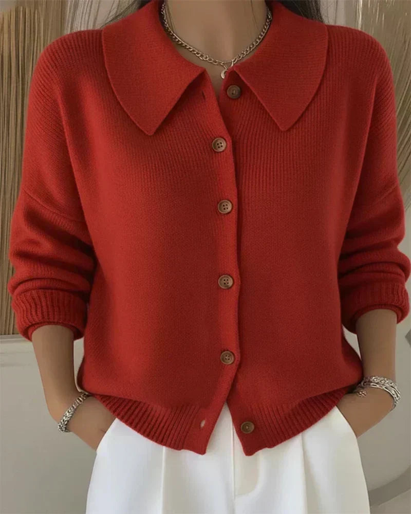 Klaasje | Gilet con colletto a bottoni