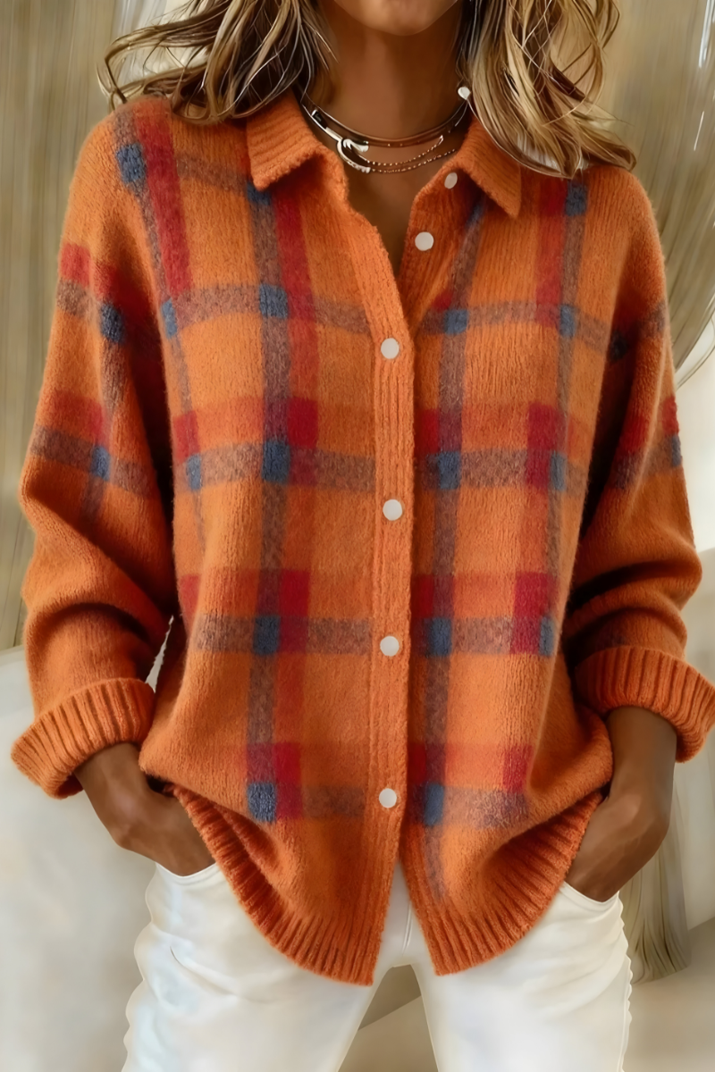 Fiammetta | Cardigan a Quadri