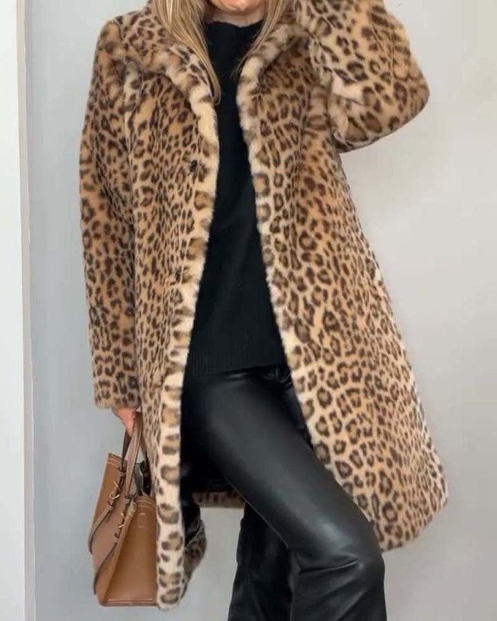 Lysandra | Cappotto Elegante Leopardato