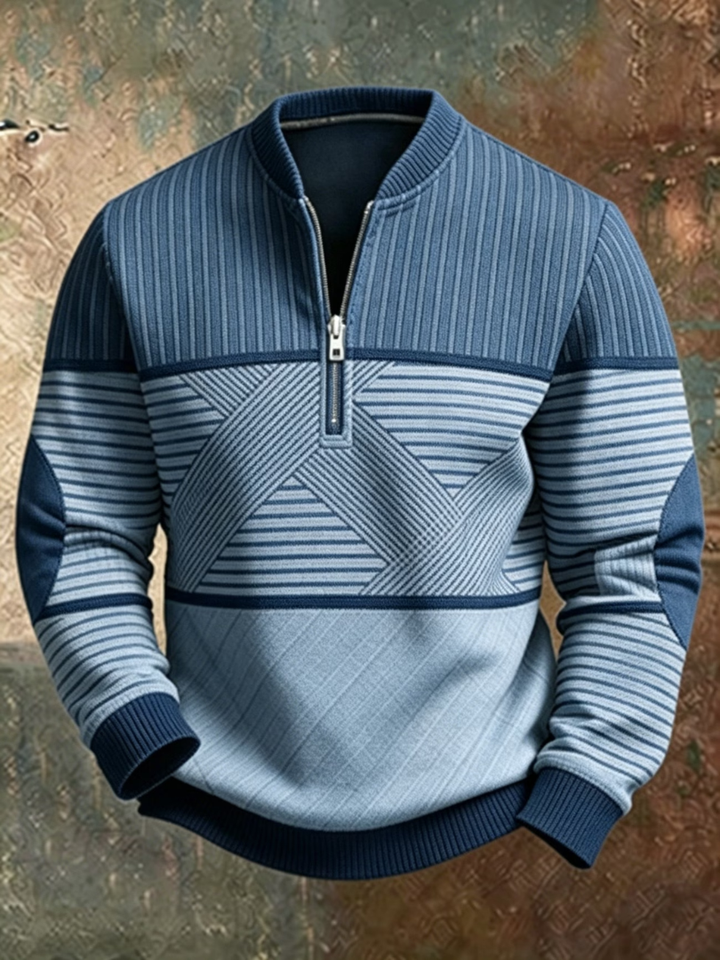 Viktor | Maglione Elegante da Uomo con Mezza Zip