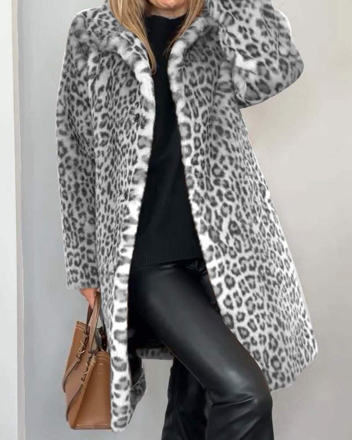 Lysandra | Cappotto Elegante Leopardato