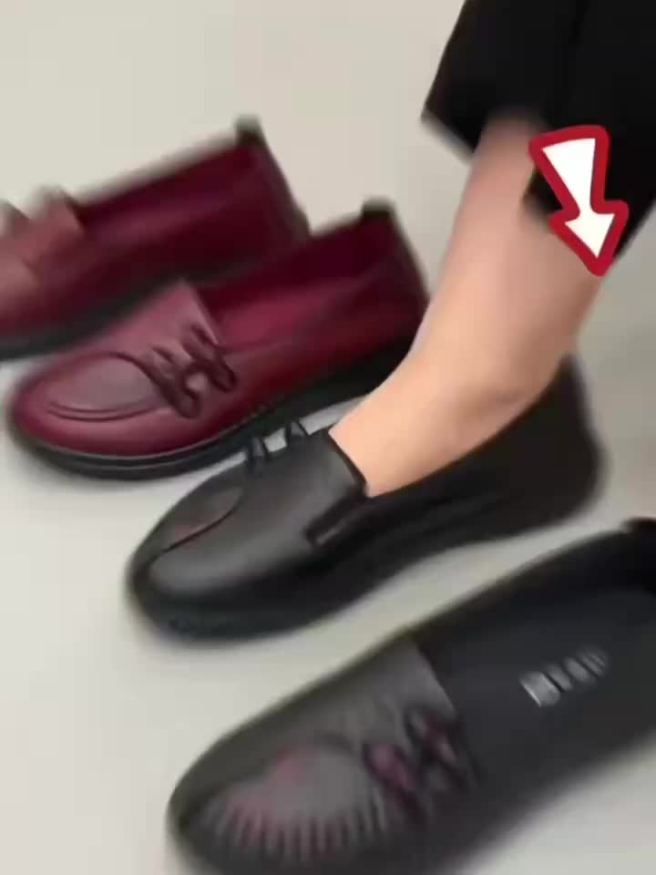 Carmen™ | Mocassini in Pelle Confortevoli con Ricamo Floreale