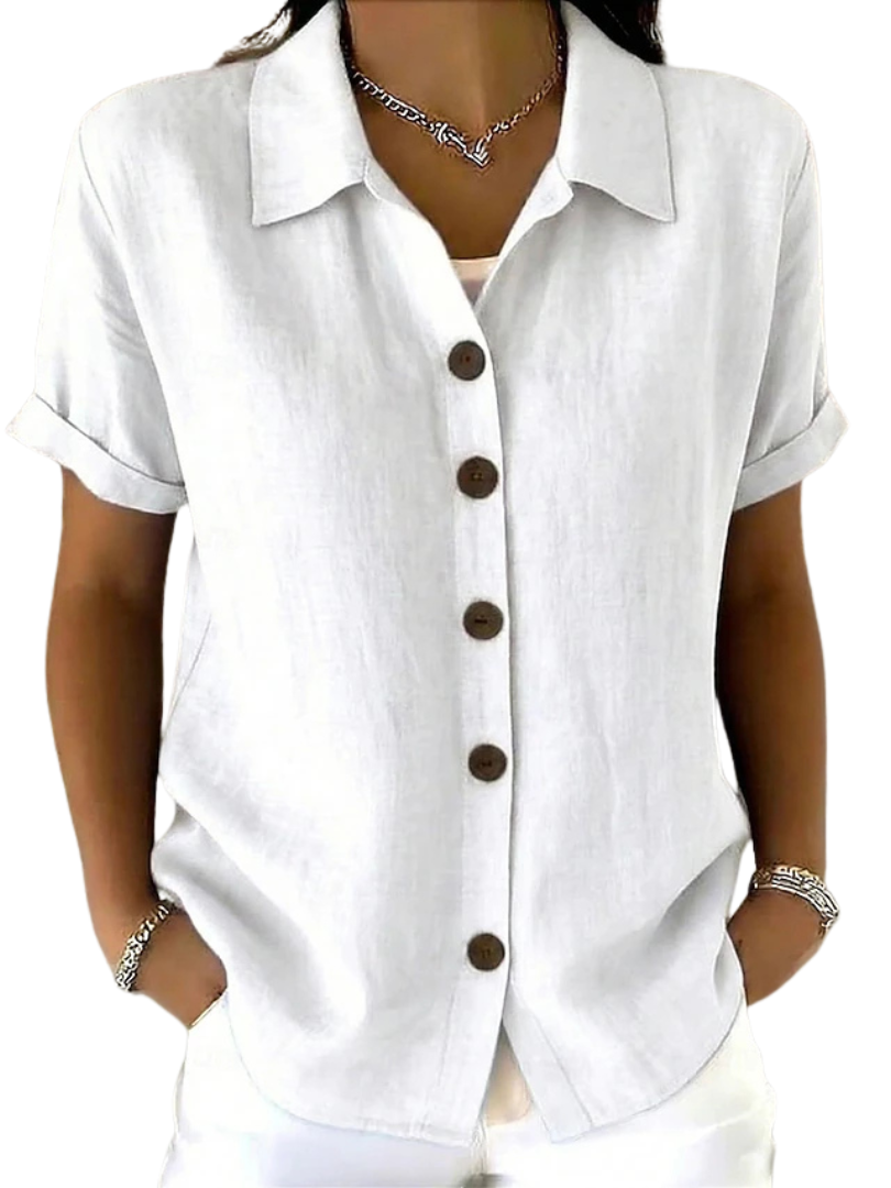 Gracie™ | Camicia da Donna a Manica Corta Relaxed