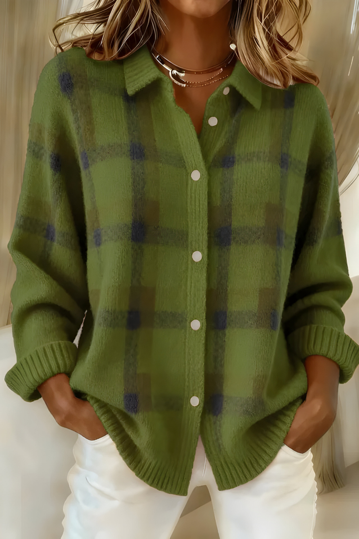 Bernadette | Gilet a quadri
