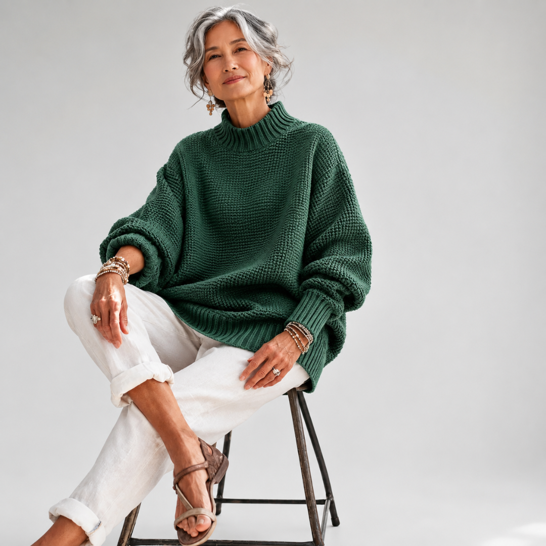 Barbara™ | Maglione Lavorato a Maglia