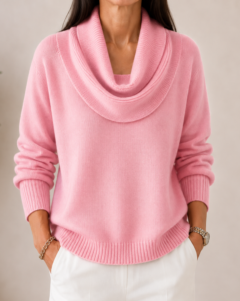 Caralina™ | Elegante Maglione a Collo Alto