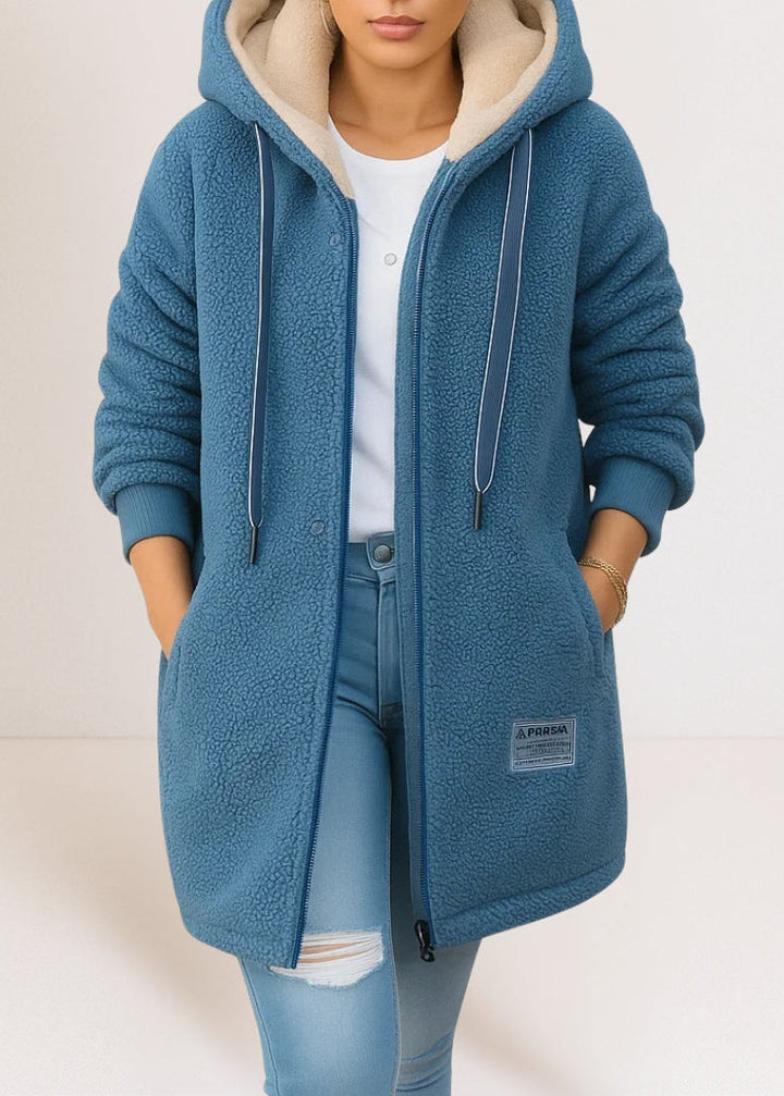 GWEN | Giacca con cappuccio e zip a tutta lunghezza