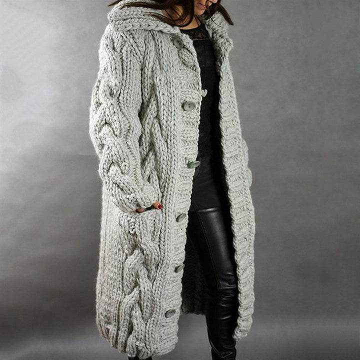 Karlene | Cappotto Elegante Lavorato a Maglia