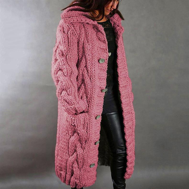 Karlene | Cappotto Elegante Lavorato a Maglia