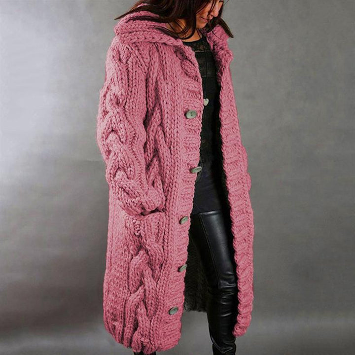 Karlene | Cappotto Elegante Lavorato a Maglia