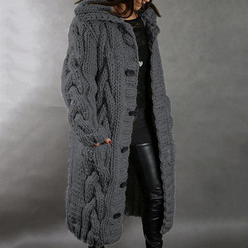 Karlene | Cappotto Elegante Lavorato a Maglia