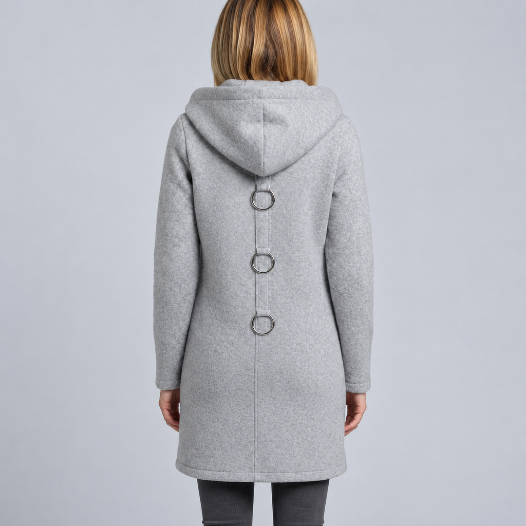 Costanza | Cardigan con Cappuccio e Bottoni