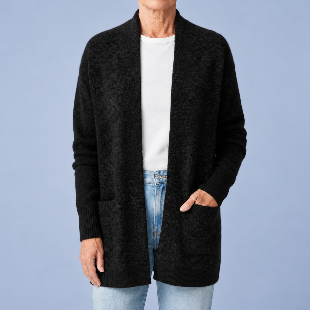 Silvia | Cardigan Morbido con Tasche