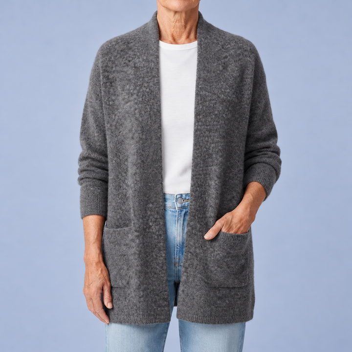 Silvia | Cardigan Morbido con Tasche