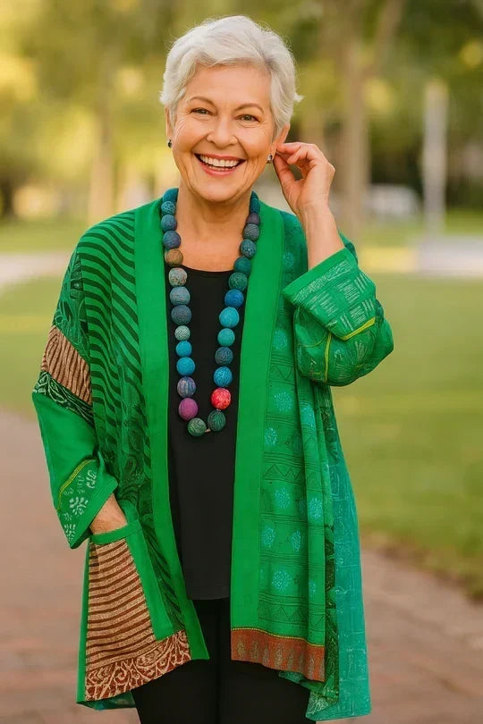 Astrid | Cardigan Elegante e Drappeggiato