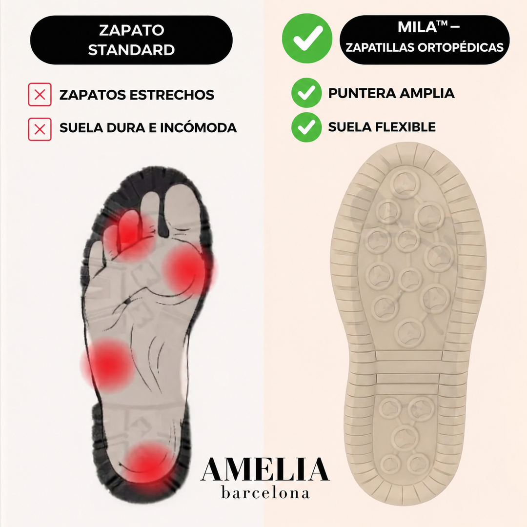 Mila™ – Scarpe ortopediche comode + Cerniera