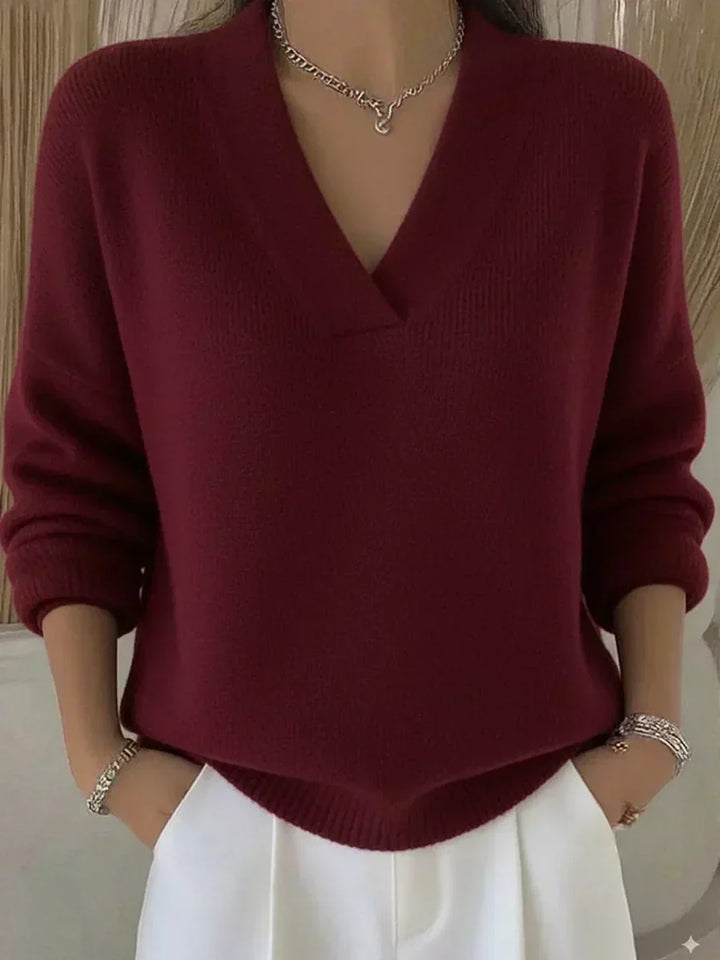 Manon | Maglione rilassato con scollo a V