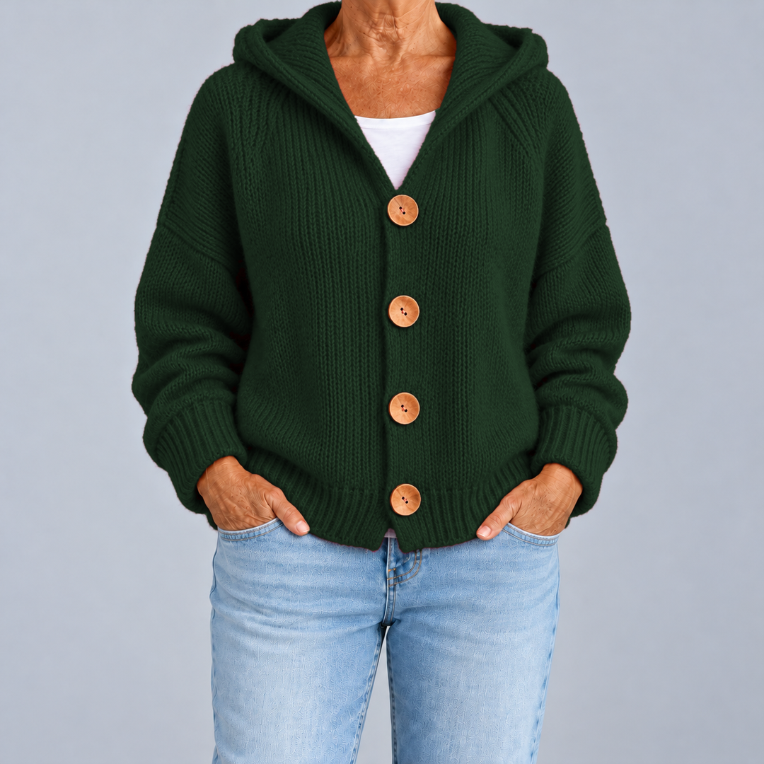 Beatrice | Cardigan Oversize con Cappuccio