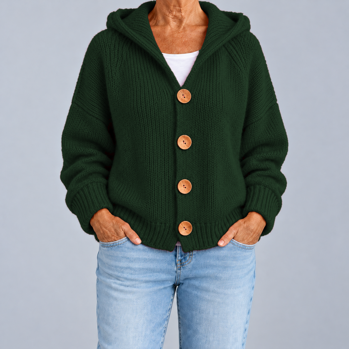 Beatrice | Cardigan Oversize con Cappuccio