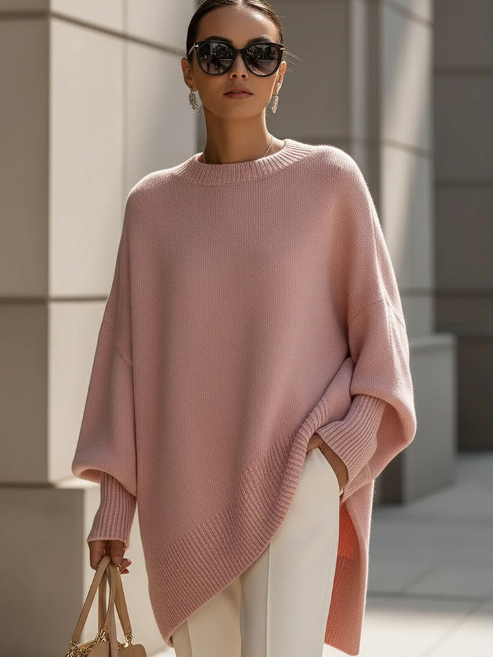 ISABELLA | Maglione oversize con drappeggio