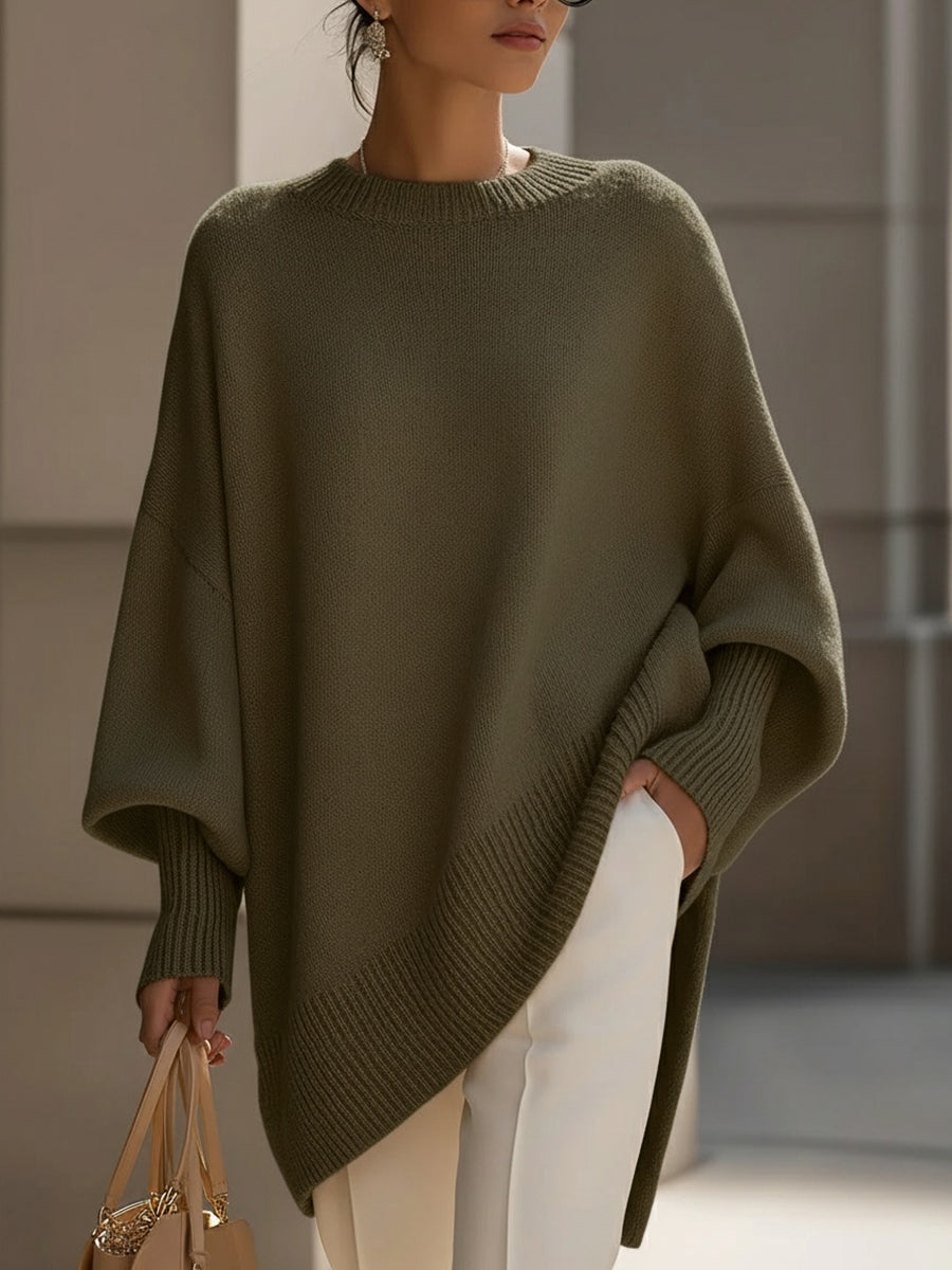 ISABELLA | Maglione oversize con drappeggio