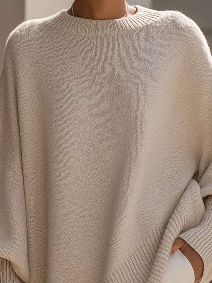 ISABELLA | Maglione oversize con drappeggio