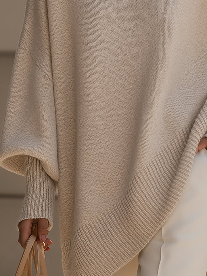 ISABELLA | Maglione oversize con drappeggio