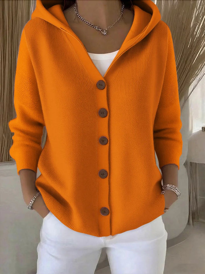 Merel | Maglione con cappuccio e bottoni