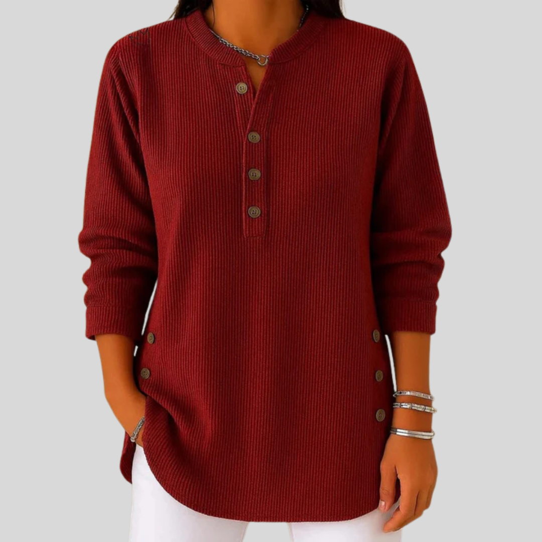Ambra | Maglione da Donna con Dettagli Bottoni