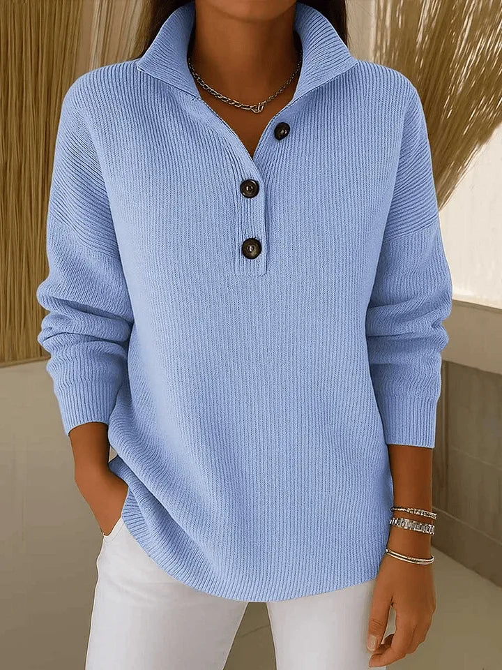 Amalia | Maglione Polo con Scollatura a V