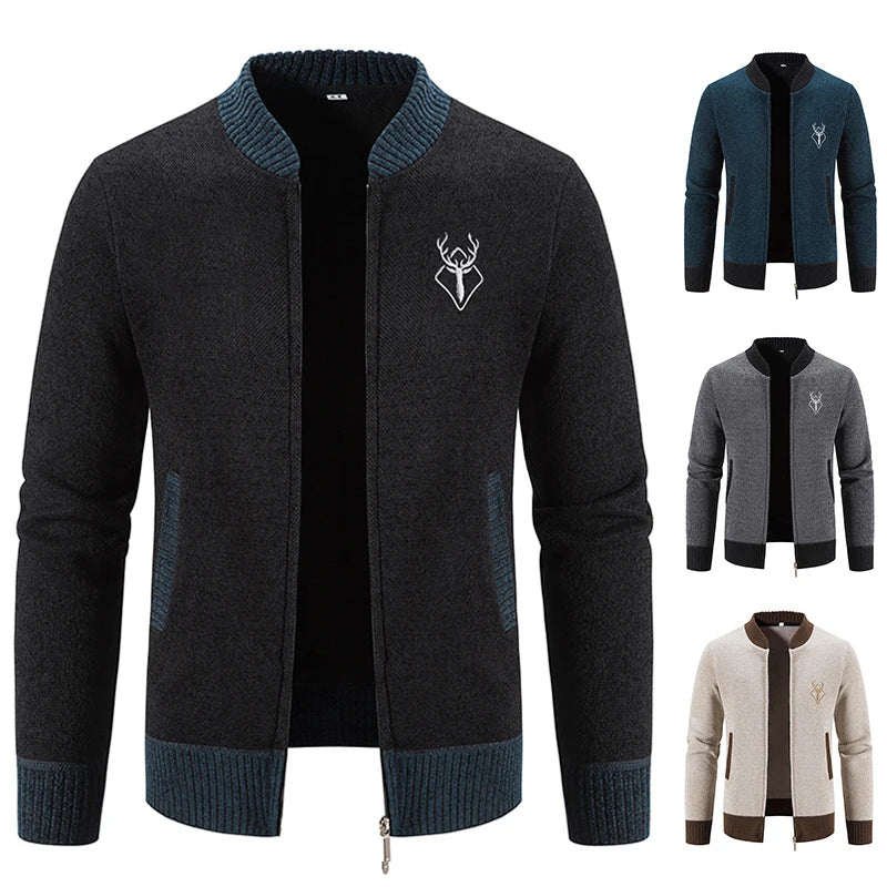 Pieter | Gilet da Uomo In Maglia Con Dettaglio Autunnale