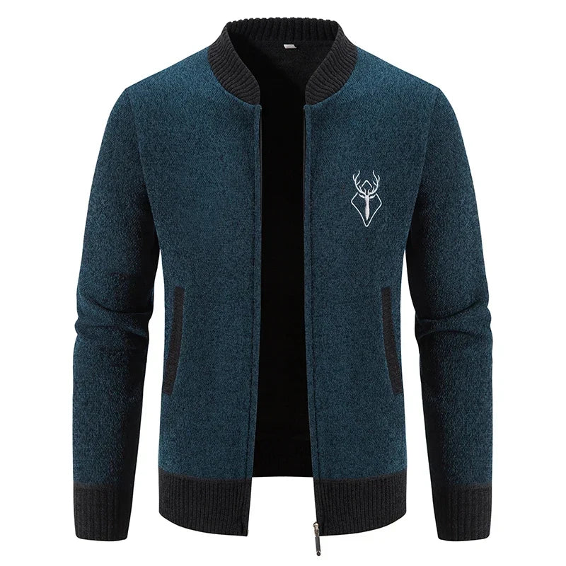Pieter | Gilet da Uomo In Maglia Con Dettaglio Autunnale