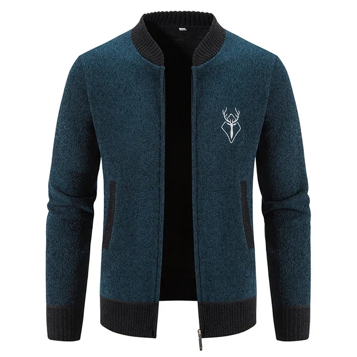 Pieter | Gilet da Uomo In Maglia Con Dettaglio Autunnale
