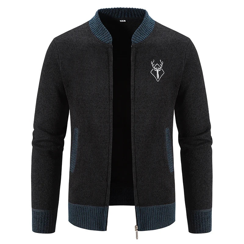 Pieter | Gilet da Uomo In Maglia Con Dettaglio Autunnale