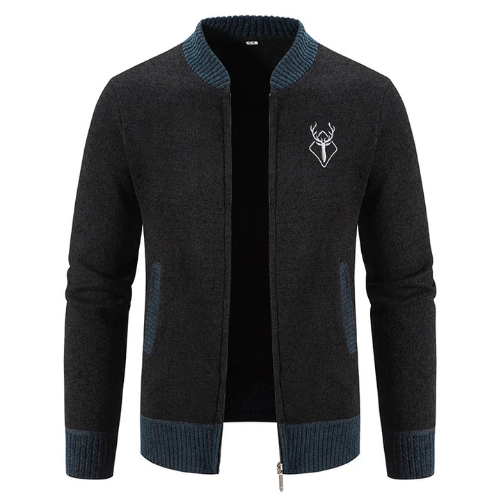 Pieter | Gilet da Uomo In Maglia Con Dettaglio Autunnale