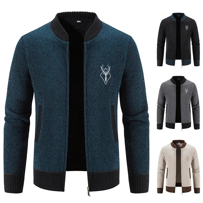 Pieter | Gilet da Uomo In Maglia Con Dettaglio Autunnale