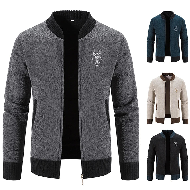 Pieter | Gilet da Uomo In Maglia Con Dettaglio Autunnale