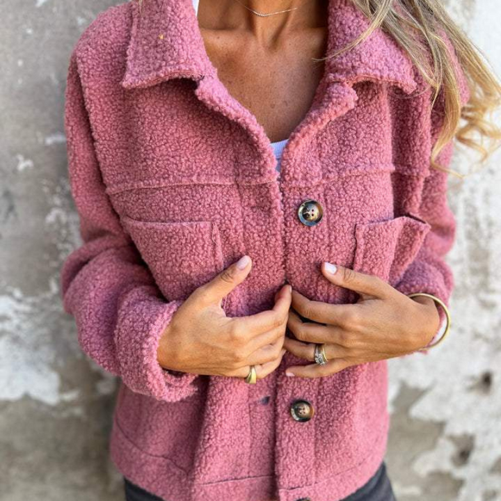 Harriet™ | Giacca Button in Morbido Teddy