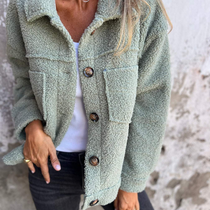 Harriet™ | Giacca Button in Morbido Teddy