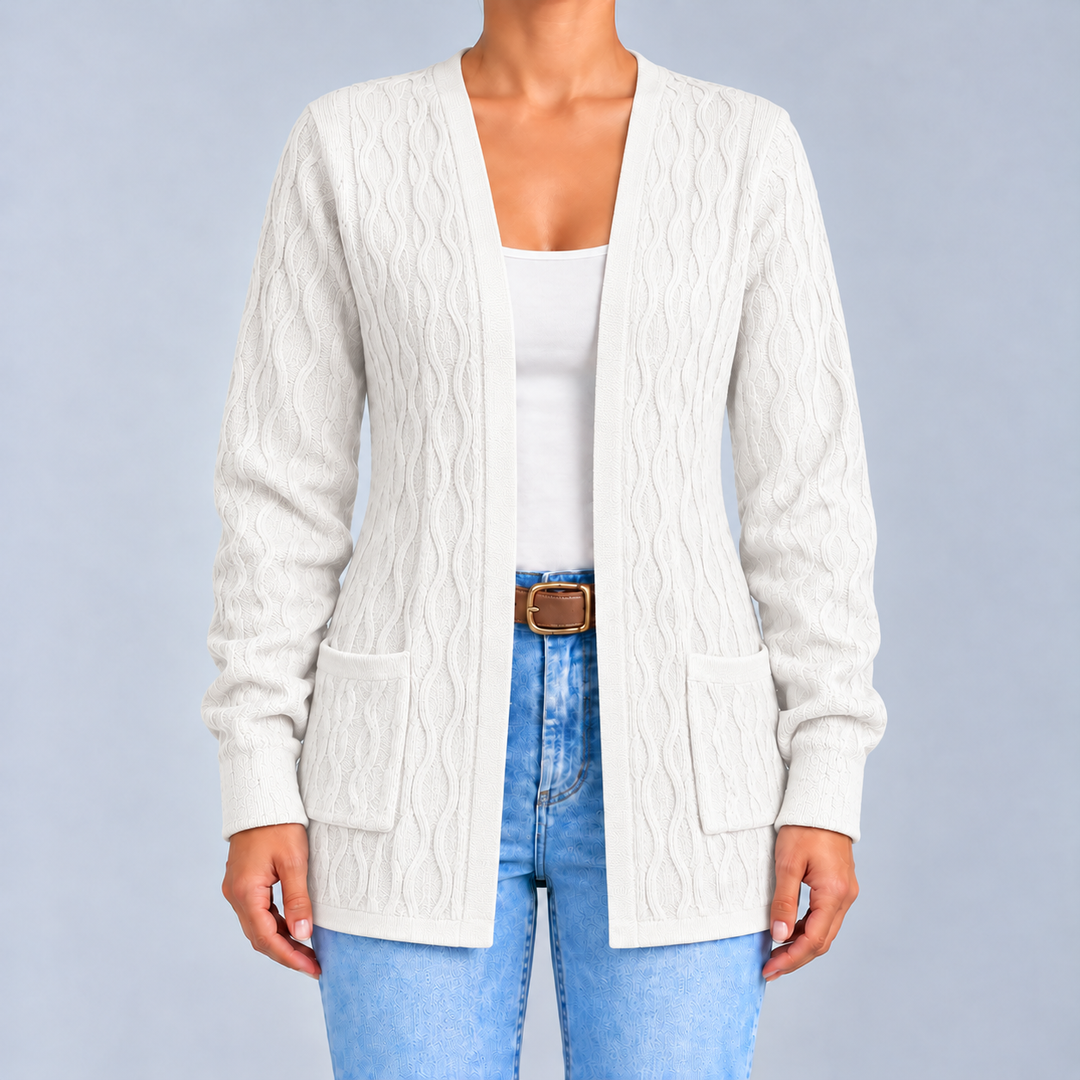 Elisa | Cardigan Aperto con Tasche
