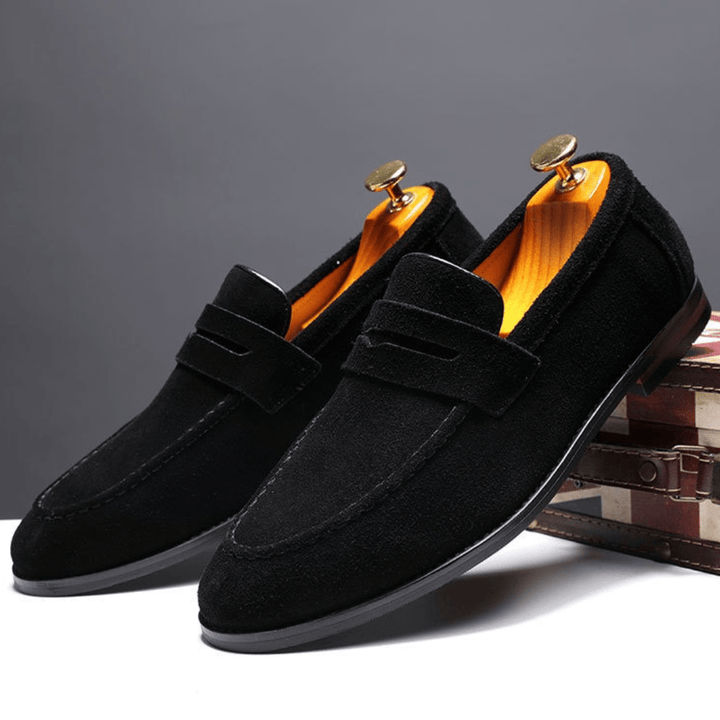 JULIÁN | Mocassini Penny in Camoscio Vegano