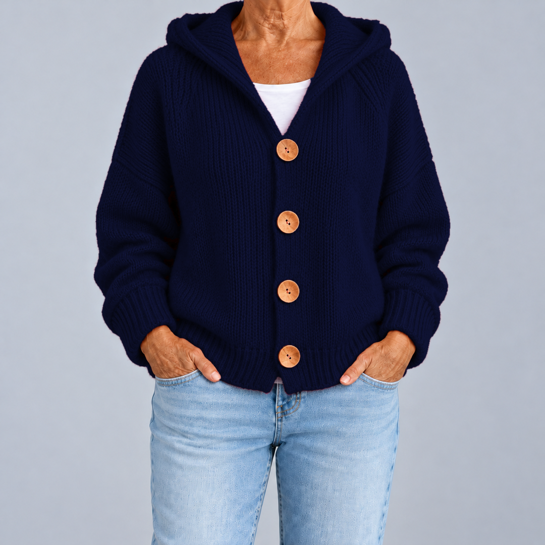 Beatrice | Cardigan Oversize con Cappuccio