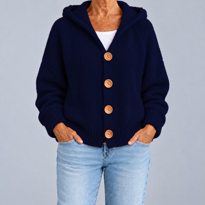 Beatrice | Cardigan Oversize con Cappuccio