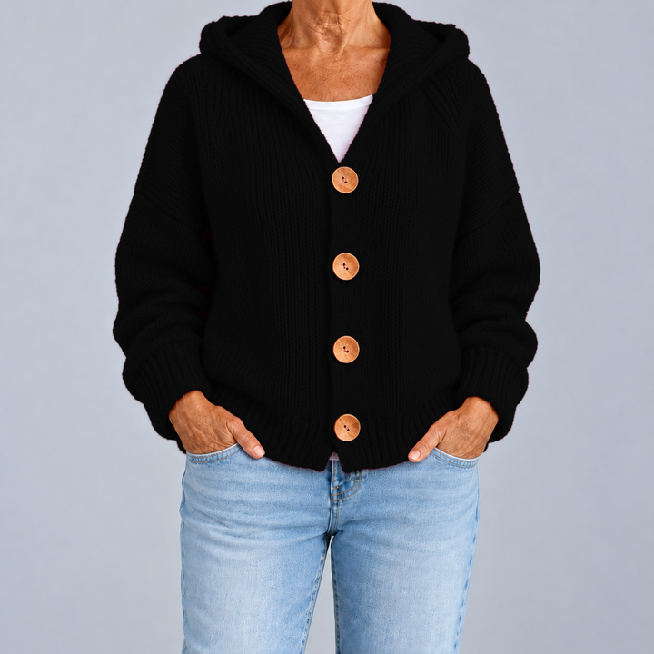 Beatrice | Cardigan Oversize con Cappuccio