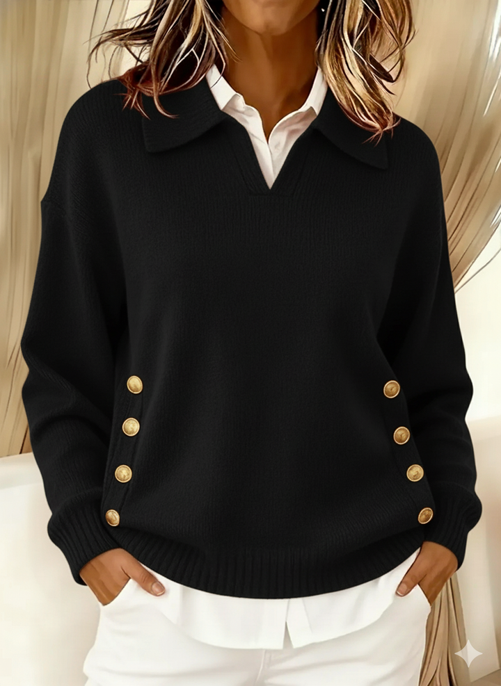 Rieke | Maglione con scollo a V e colletto