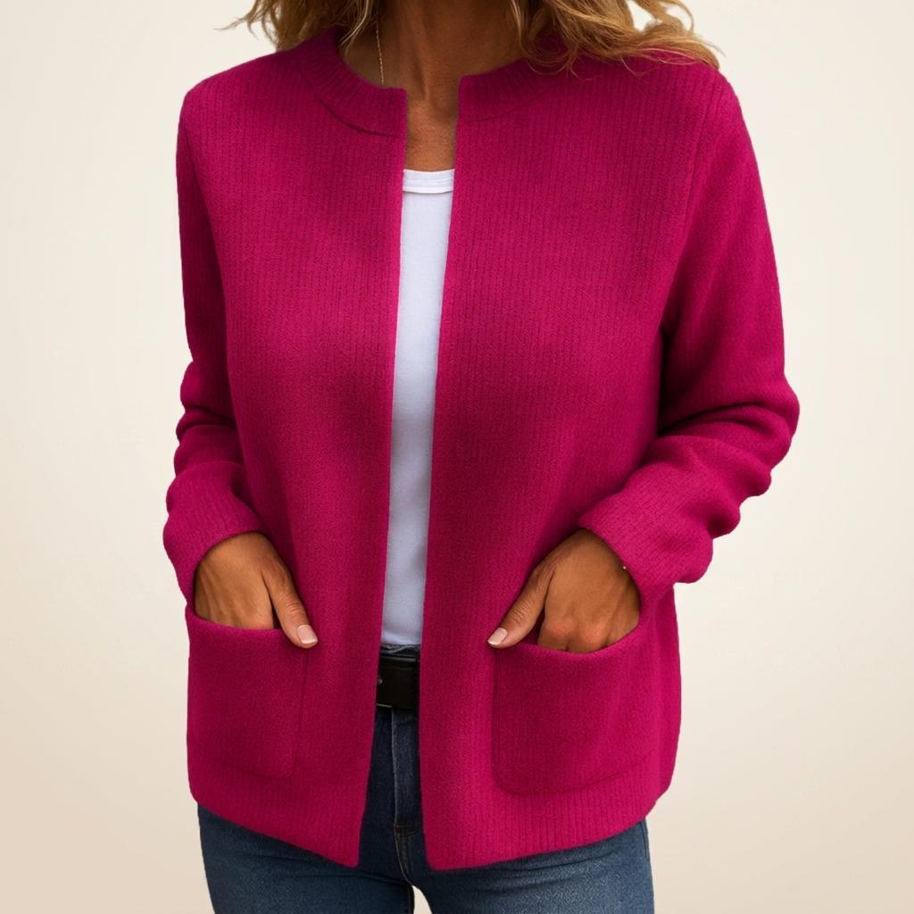 P|H - Cardigan in Maglia Morbido con Zip Diane