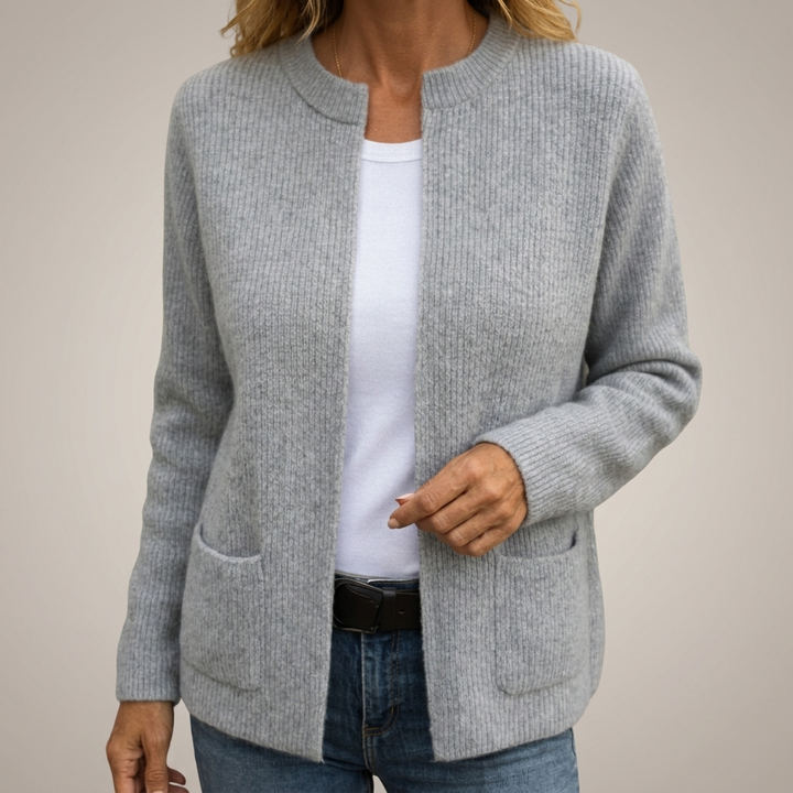 P|H - Cardigan in Maglia Morbido con Zip Diane
