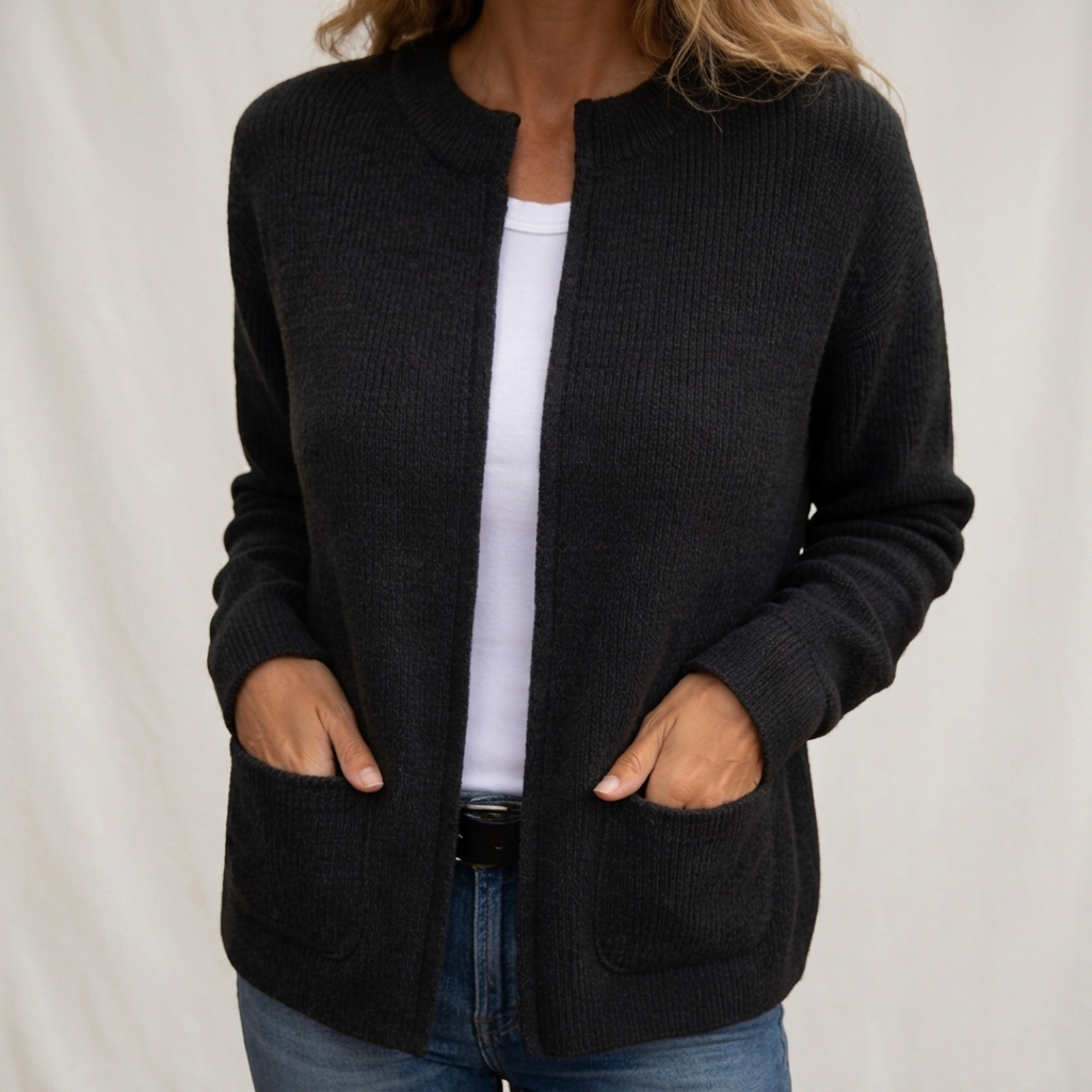P|H - Cardigan in Maglia Morbido con Zip Diane