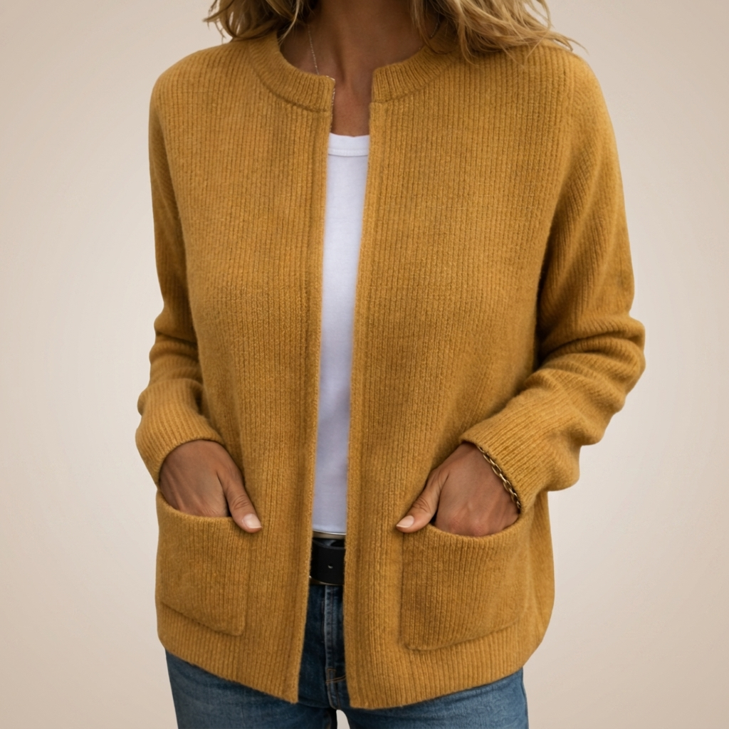 P|H - Cardigan in Maglia Morbido con Zip Diane