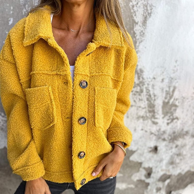Harriet™ | Giacca Button in Morbido Teddy